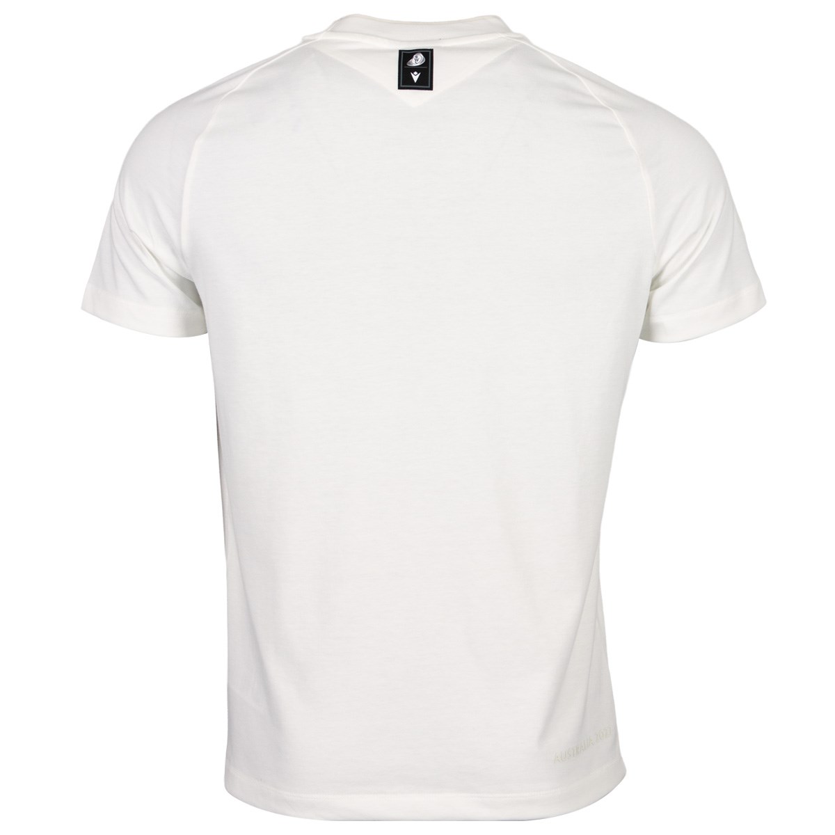 Rugby World Cup 2027 Adults Cotton T-Shirt Off White - Front View