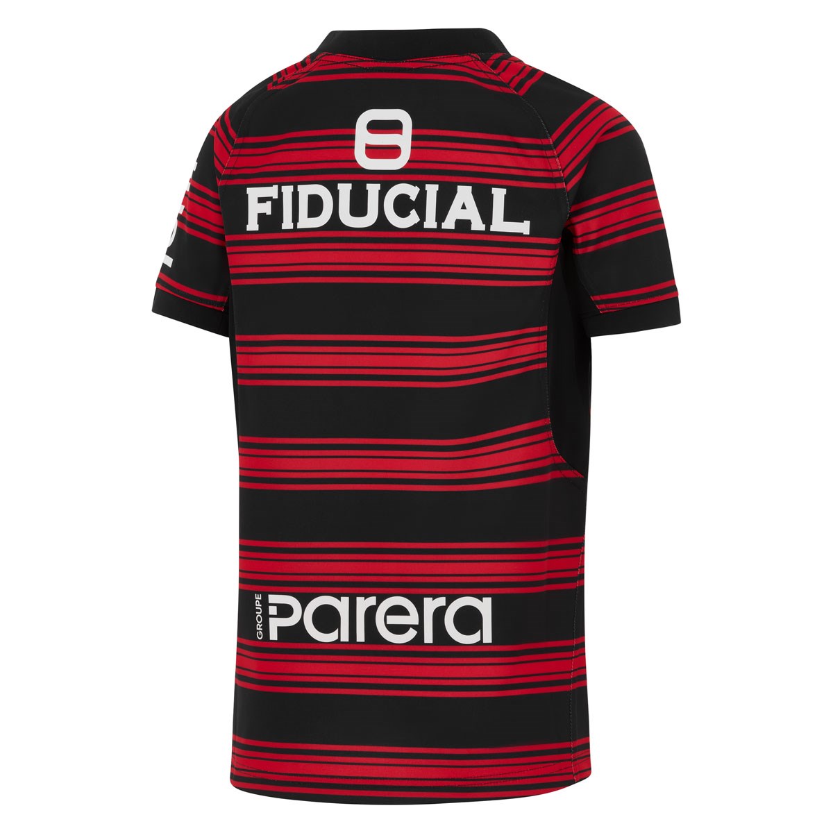 Stade Toulousain Mens Home Rugby Shirt 25/26 Black - Front