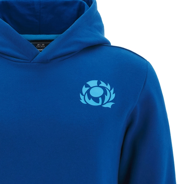 Scotland Junior Cotton Hoodie 25/26 Navy - Scotland Thistle