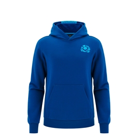 Scotland Junior Cotton Hoodie 25/26 Navy - Front
