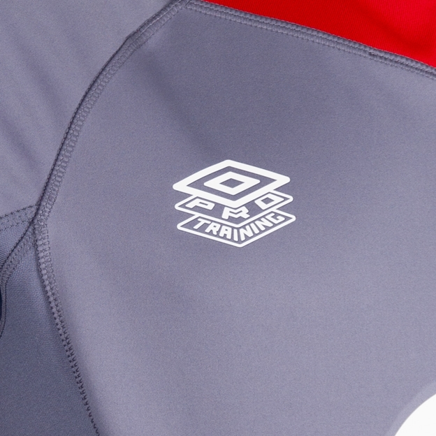 England Mens Contact Drill Top Grey 24/25 - Umbro
