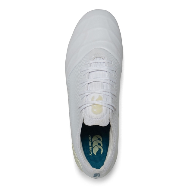 Canterbury Adults Phoenix Genesis Elite Soft Ground Rugby Boots White - Top