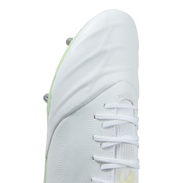 Canterbury Adults Phoenix Genesis Elite Soft Ground Rugby Boots White - Toe