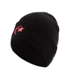 Saracens Adults Beanie 26/27 Caviar - Front View