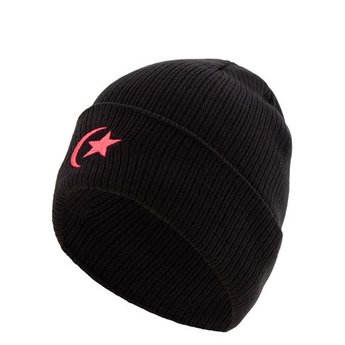 Saracens Adults Beanie 26/27 Caviar - Front View