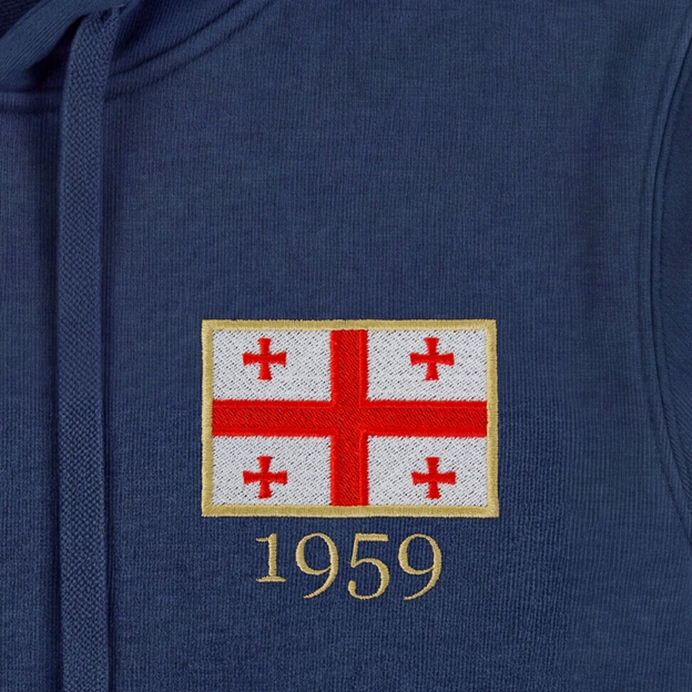 Georgia 1959 Hoodie - Petrol Blue