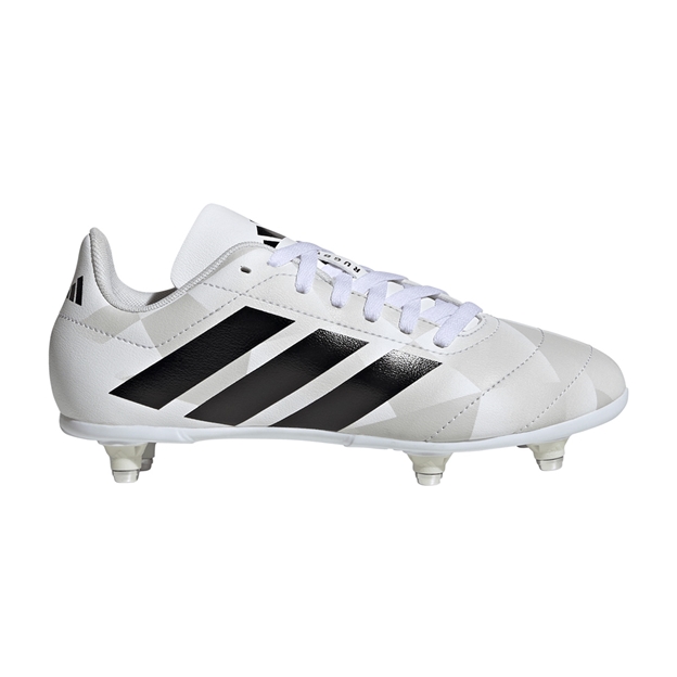 adidas Kids Soft Ground Rugby Boots White - Outstep
