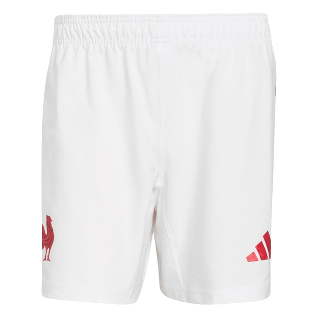 France Mens Home Rugby Shorts 25/26 - White