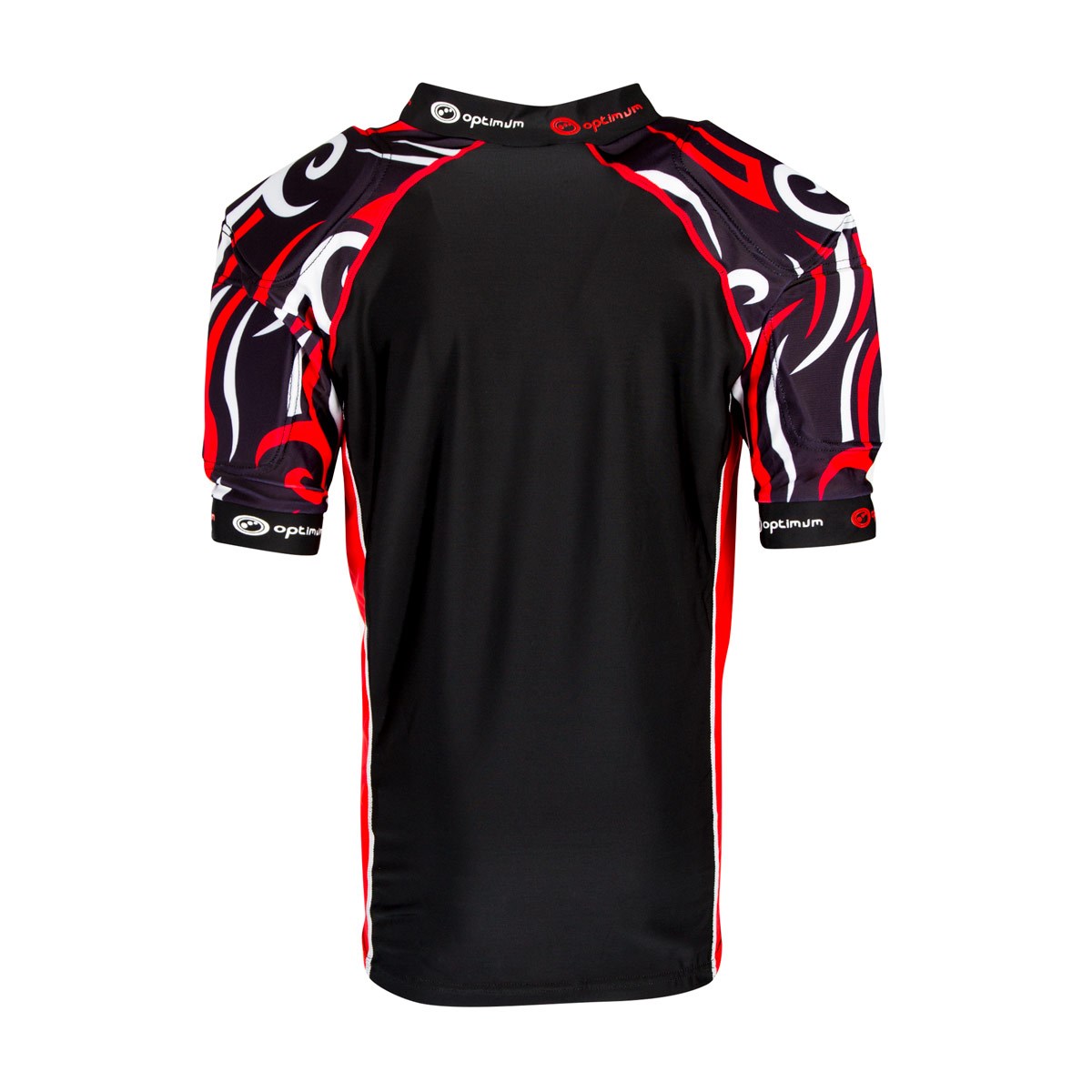 Optimum Kids Razor Body Armour Black Red - Front