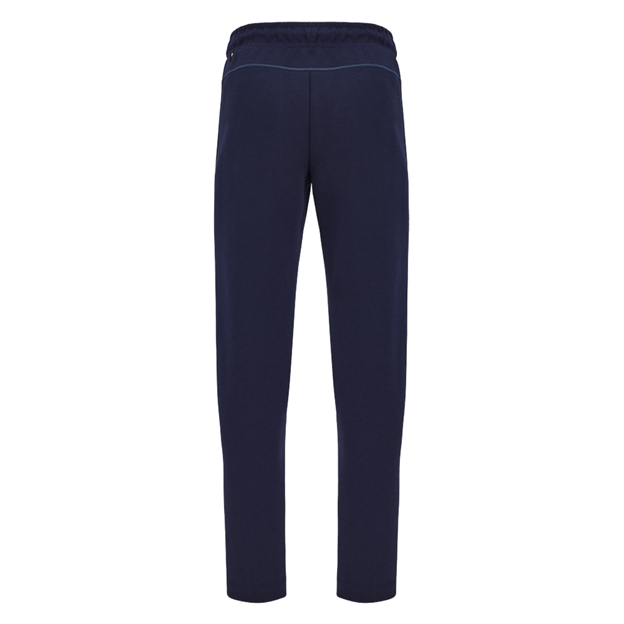 Scotland Mens Athleisure Brushed Cotton Pants 25/26 Navy - Back