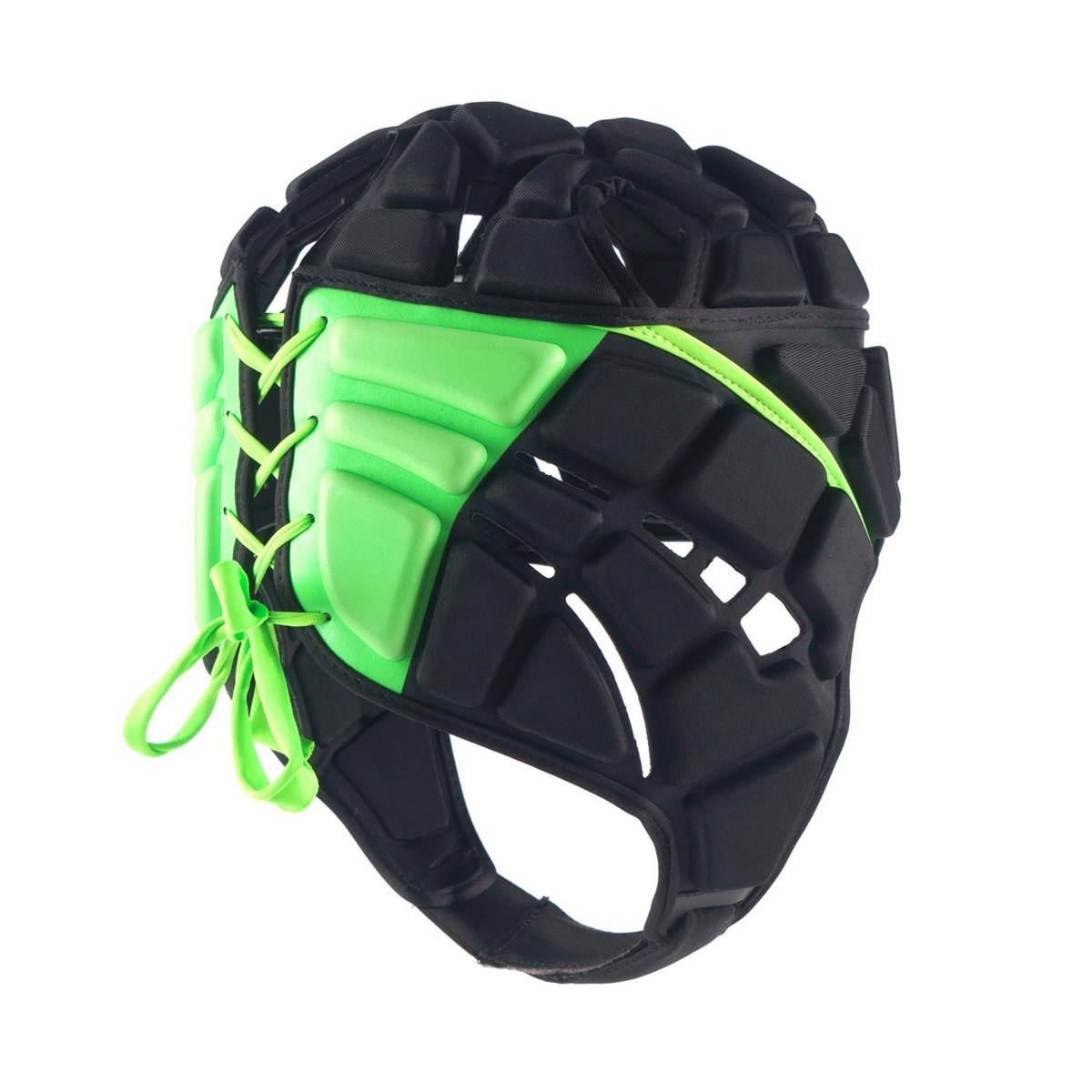 Gilbert Adults Fusion Headguard Black - Front View