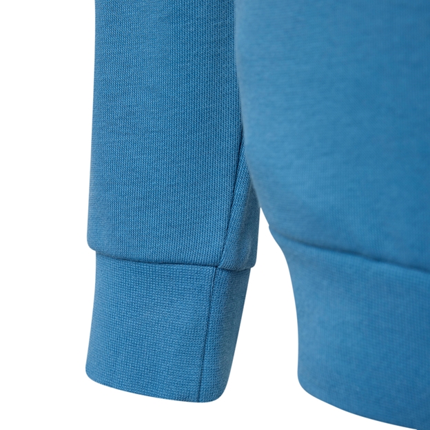 France Kids Travel Hoodie Lucid Blue 25/26 - Sleeve Close-up