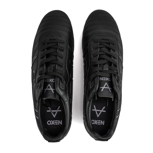 Oxen Adults Raptor Pro Soft Ground Rugby Boots-Black/Silver - Top