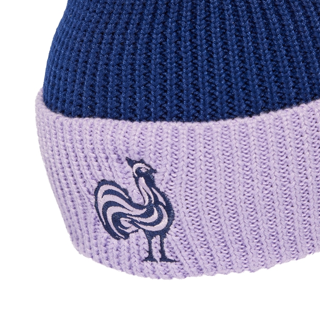 France Woolie Beanie 25/26 Navy and Purple - FFR