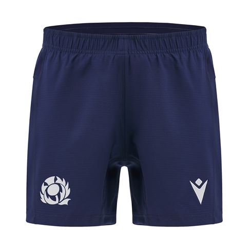 Scotland Mens Training Shorts 25/26 Navy - Front