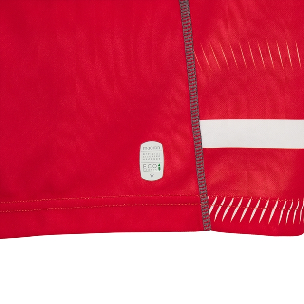 Gloucester Mens Home Rugby Shirt 26/27 Red - Official Licensed Product Close-up