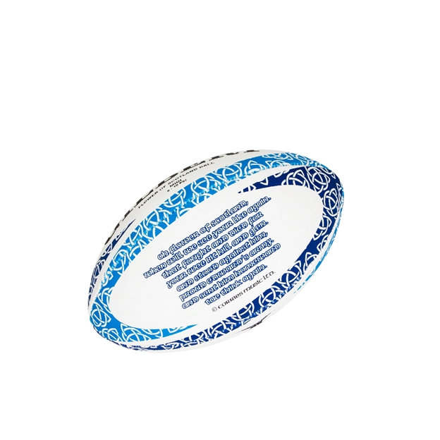 Gilbert Scotland ‘Flower of Scotland’ Anthem Midi Rugby Ball - Side