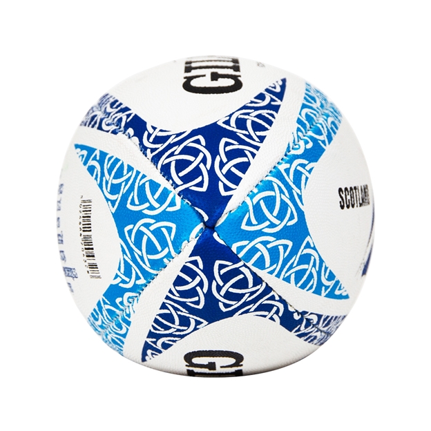 Gilbert Scotland ‘Flower of Scotland’ Anthem Midi Rugby Ball - End