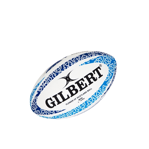 Gilbert Scotland ‘Flower of Scotland’ Anthem Midi Rugby Ball - Gilbert