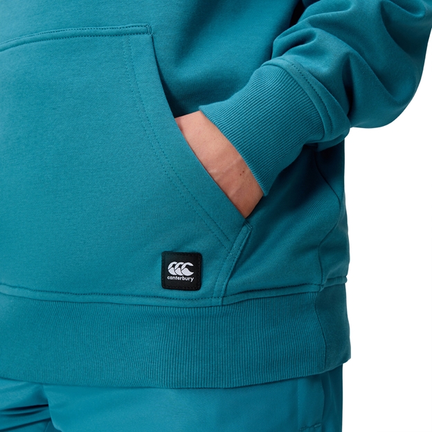 Canterbury Womens Uglies Hoodie Storm Blue - Model Pocket Close-up