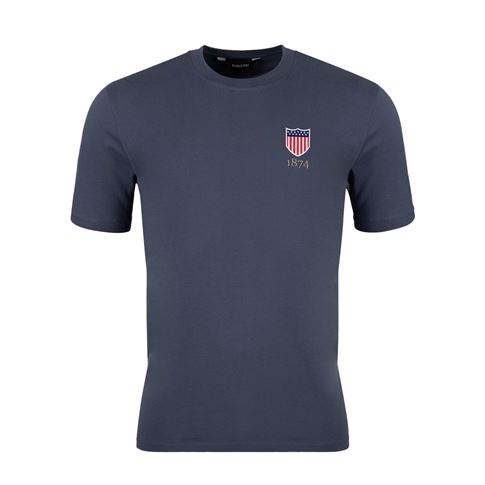 R1823 USA 1874 T-Shirt – Petrol Blue