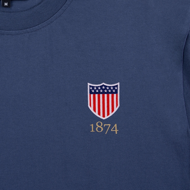 USA 1874 T-Shirt - Petrol Blue
