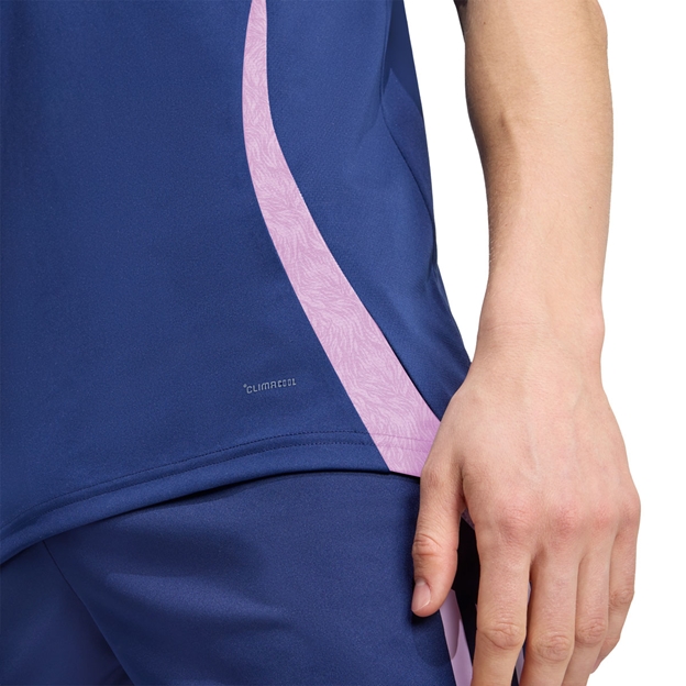 France Mens Singlet 25/26 Blue - Adidas climacool