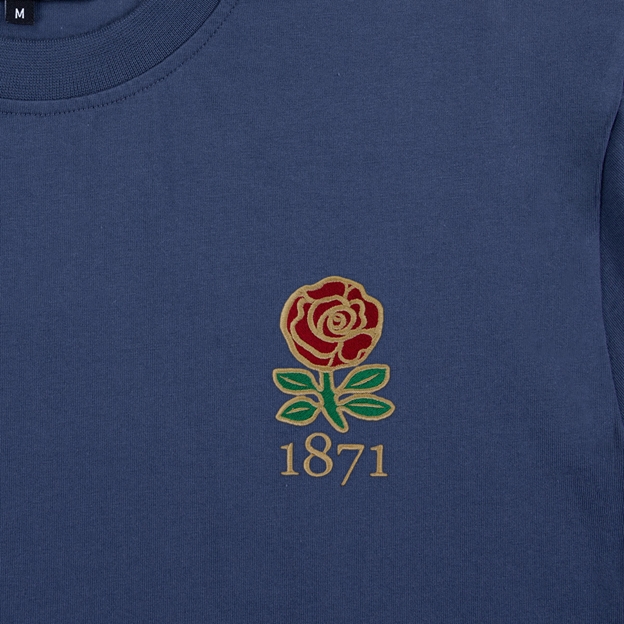 England 1871 T-Shirt - Petrol Blue