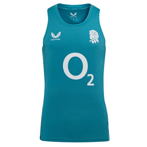England Mens Performance Singlet 25-26 Reflecting Pond - Front