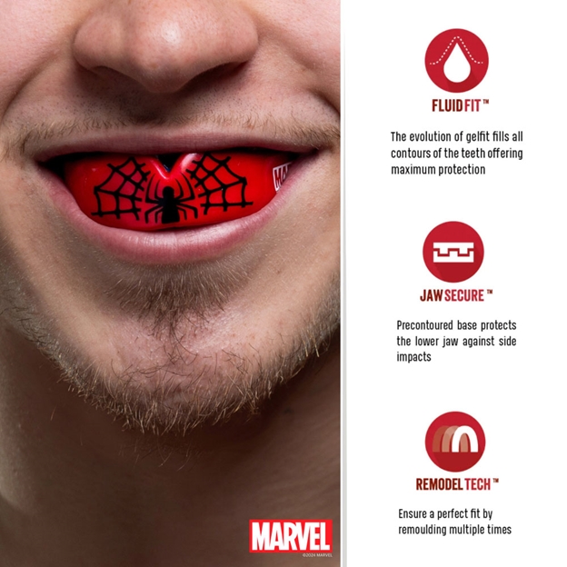 SafeJawz Marvel Spider-Man Mouthguard Refit Feature Image