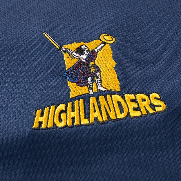 Highlanders Mens Home Rugby Shirt Short Sleeve 2025 - Highlanders Embroidery