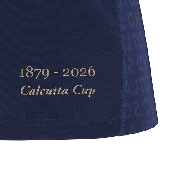 Scotland Womens Limited Edition Calcutta Cup Since 1879 Home Rugby Shirt 25/26 Navy - Hem Embroidery