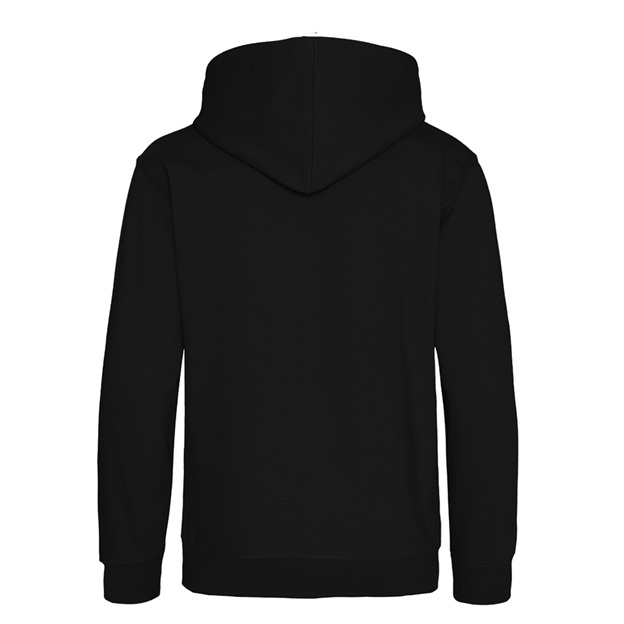 New Zealand Kids Classic Hoodie Black - Back View