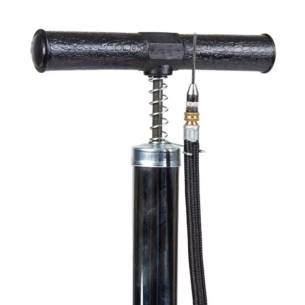 Stirrup Pump - Handle and Needle Adaptor Close-up