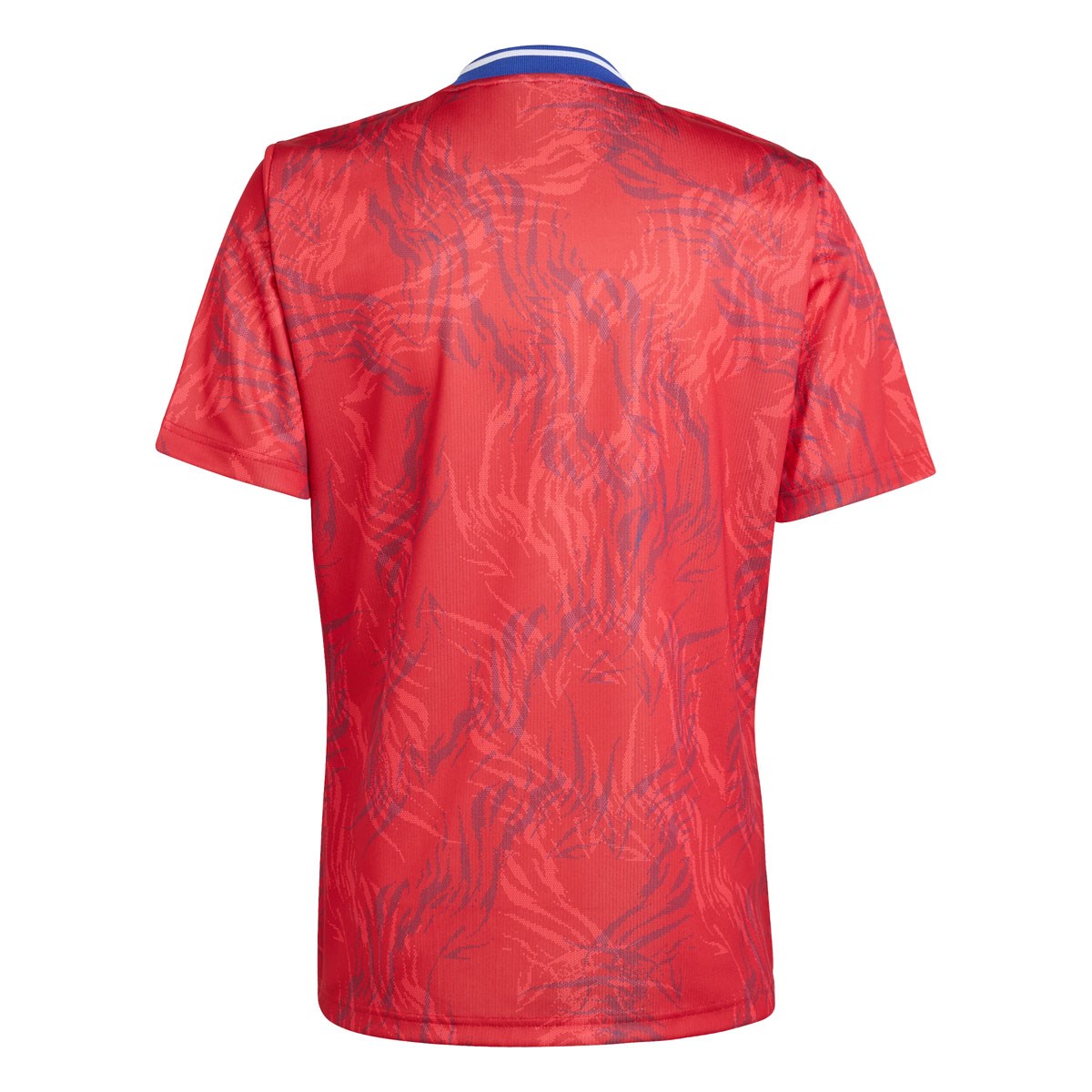 France Mens Pre Match Rugby Shirt Collegiate Red 25/26 - Front View