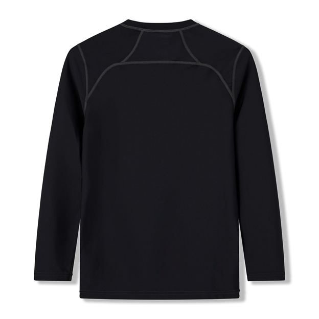 Canterbury Mens Baselayer Training Top Black/White - Back View