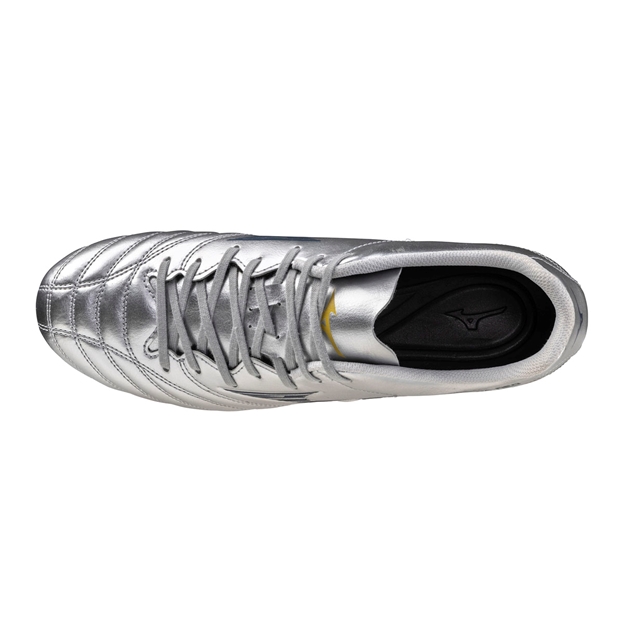 Mizuno Adults Monarcida Neo III Select Firm Ground Rugby Boots Galaxy Silver - Top