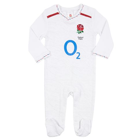 England Baby Home Kit Sleepsuit 26/27 White - Front View