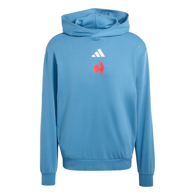 France Mens Travel Hoodie Dusky Ink 25/26 - Front View