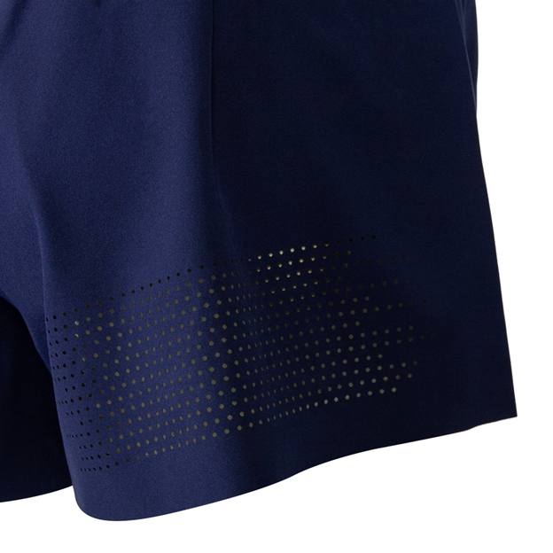 Scotland Womens Training Shorts 26/27 - Navy and Sand - Ventilation Close-up