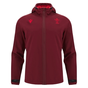 Wales Mens Softshell Jacket 25/26 Dark Red - Front