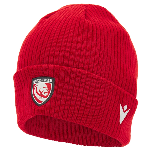 Gloucester Adults Beanie 26/27 Red - Front
