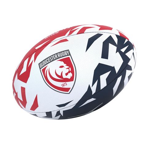 Gilbert Gloucester Supporters Rugby Ball - Front View