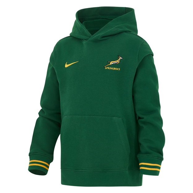 South Africa Springboks Kids Hoodie 26/27 Gorge Green - Front View