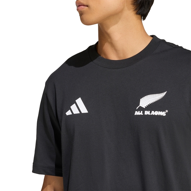 All Blacks Marvel Adults Tee 25/26 - Model Close-up