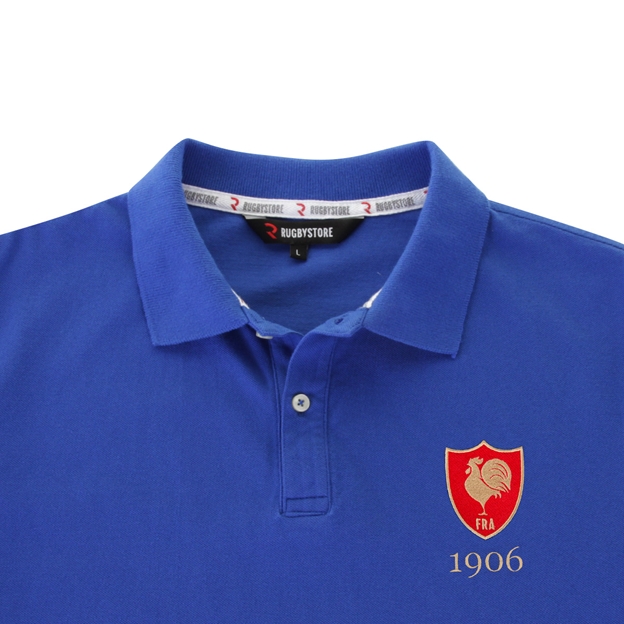 France Mens 1906 Origins Polo Shirt - Royal Blue