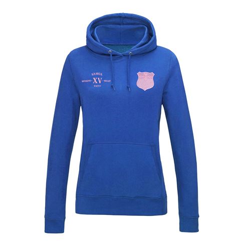 Womens World Cup Samoa Womens Classic Hoodie Royal - Front