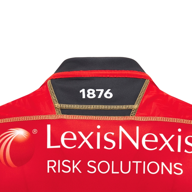 Cardiff Mens Away Rugby Shirt - Short Sleeve - 2025 - Neck