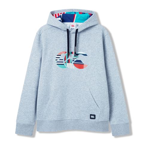 Canterbury Mens Uglies Logo Hoodie Classic Marl/Multi - Front View