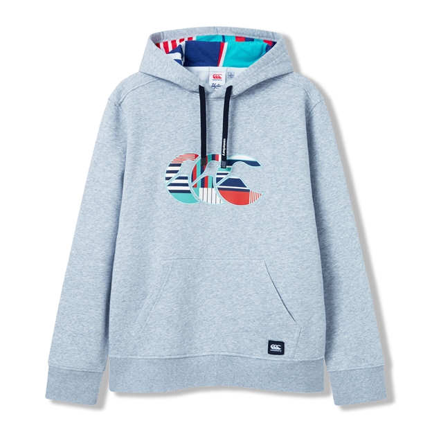Canterbury Mens Uglies Logo Hoodie Classic Marl/Multi - Front View